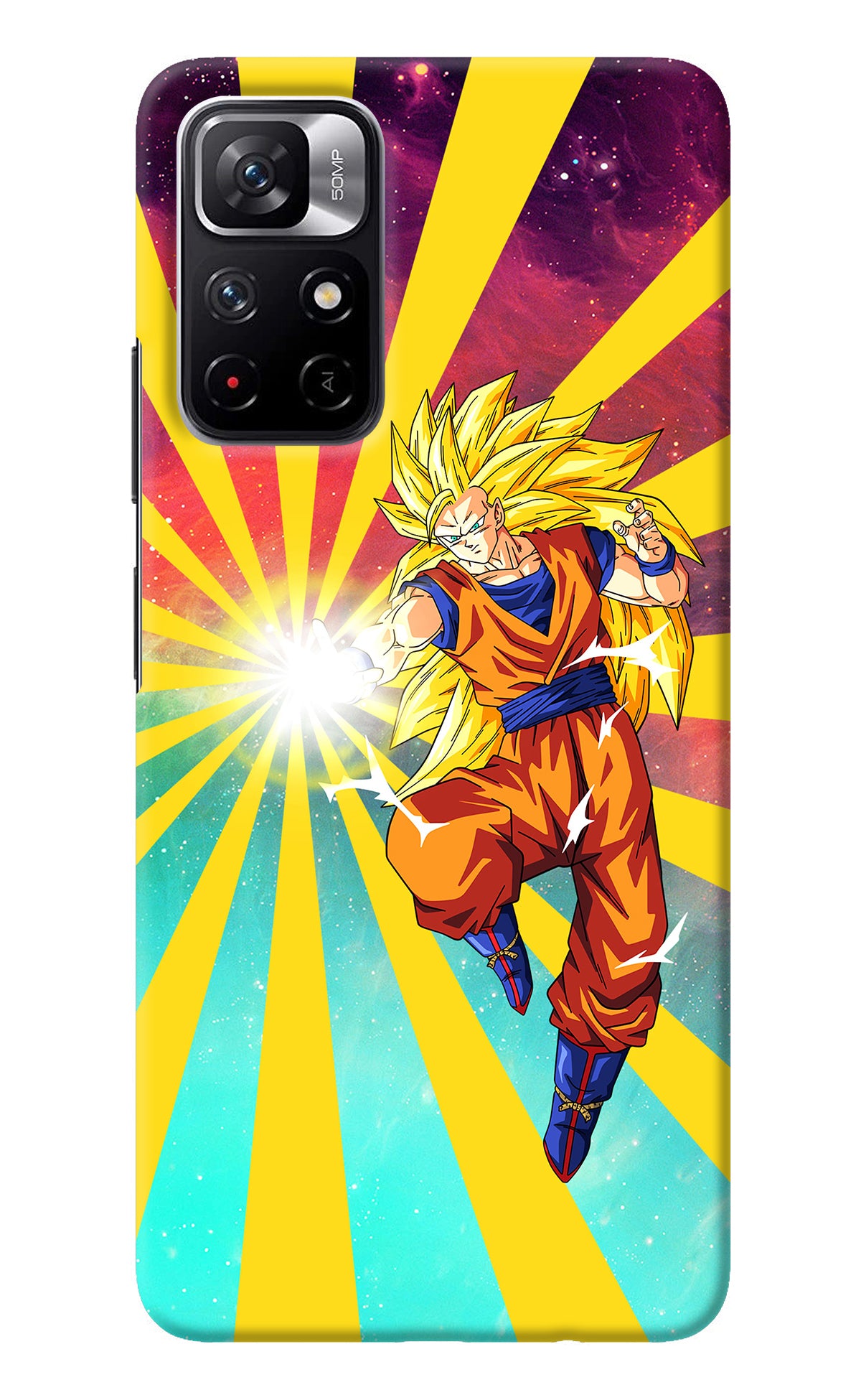 Goku Super Saiyan Redmi Note 11T 5G Back Cover