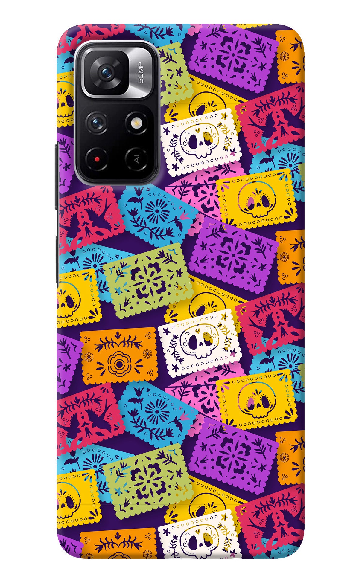 Mexican Pattern Redmi Note 11T 5G Back Cover