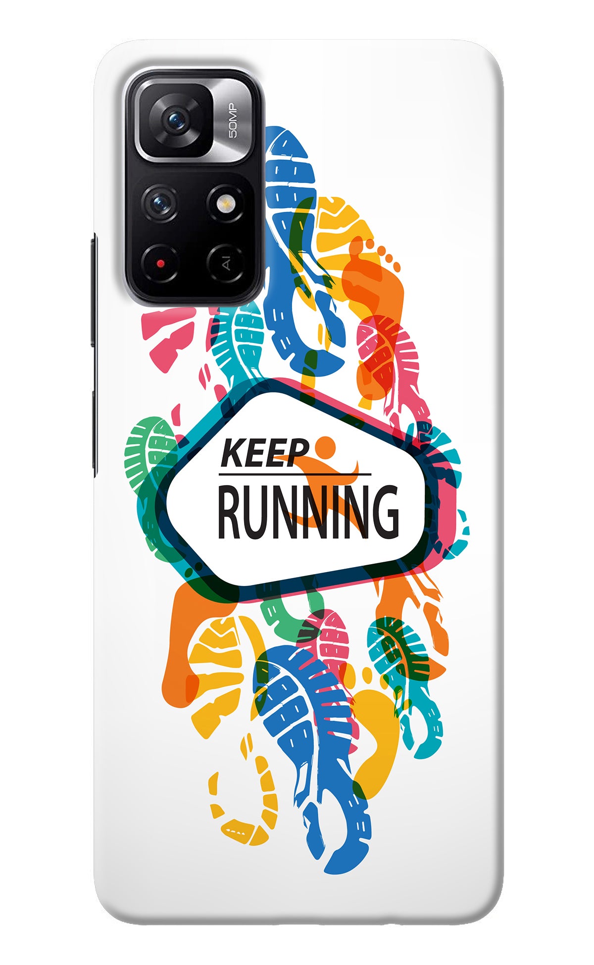 Keep Running Redmi Note 11T 5G Back Cover