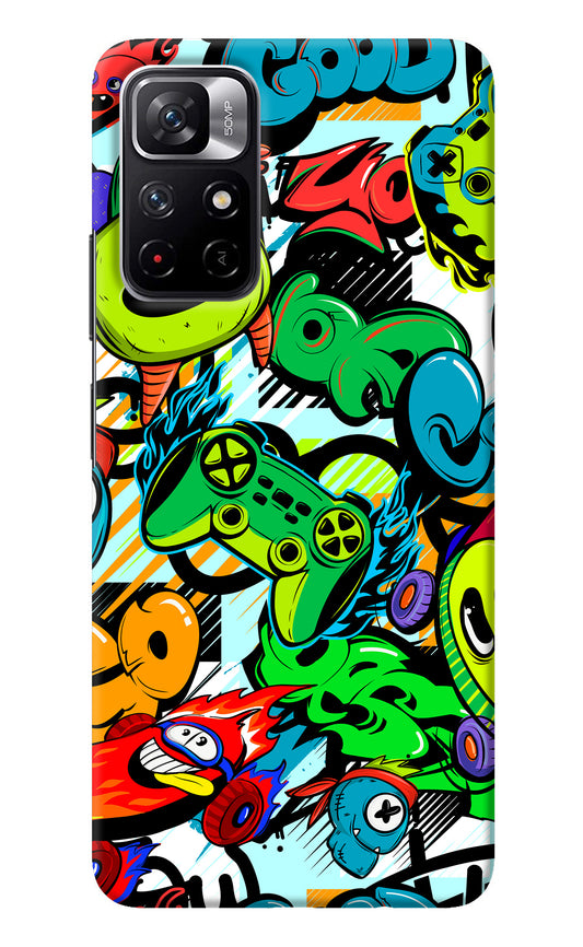 Game Doodle Redmi Note 11T 5G Back Cover