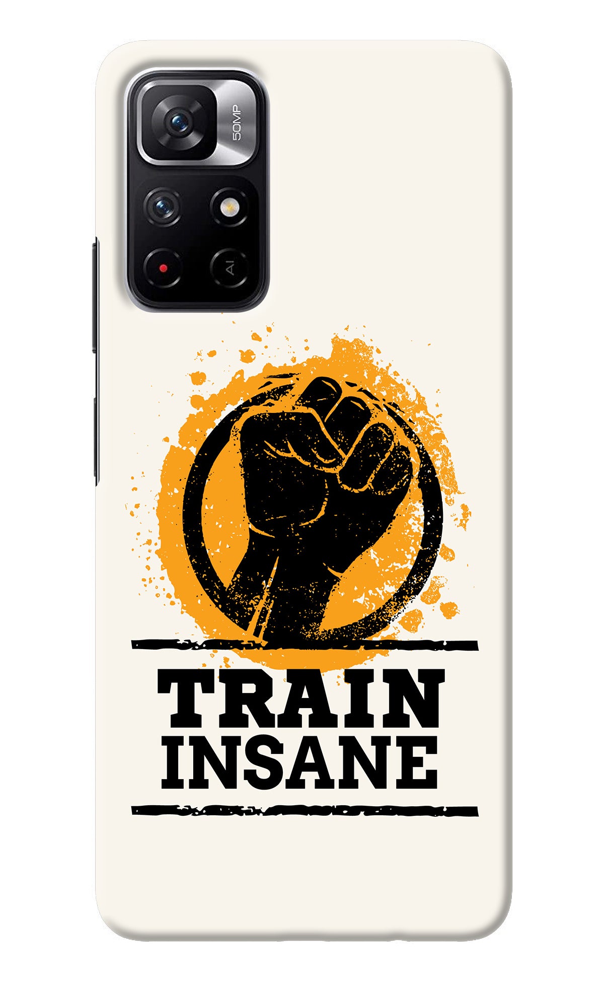 Train Insane Redmi Note 11T 5G Back Cover