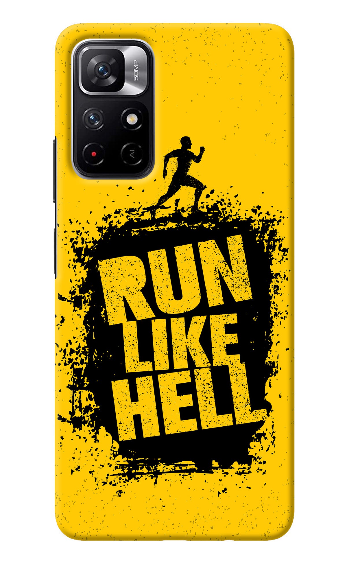 Run Like Hell Redmi Note 11T 5G Back Cover