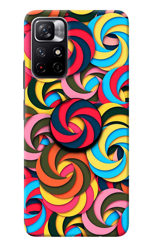 Spiral Pattern Redmi Note 11T 5G Pop Case