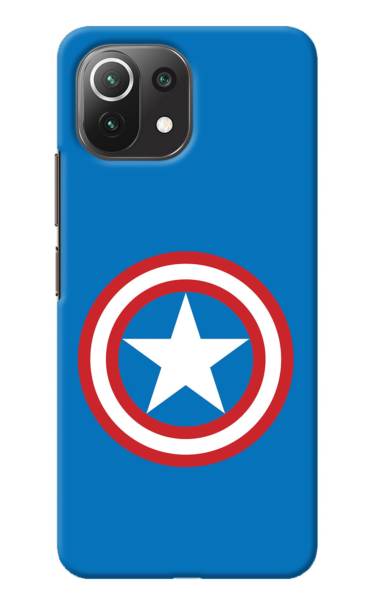 Captain America Logo Mi 11 Lite NE 5G Back Cover