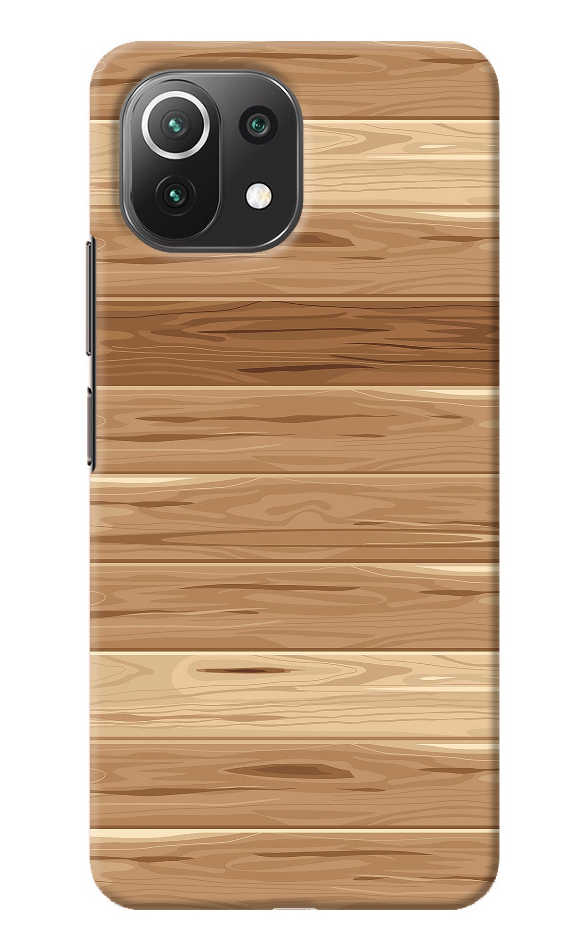 Wooden Vector Mi 11 Lite NE 5G Back Cover