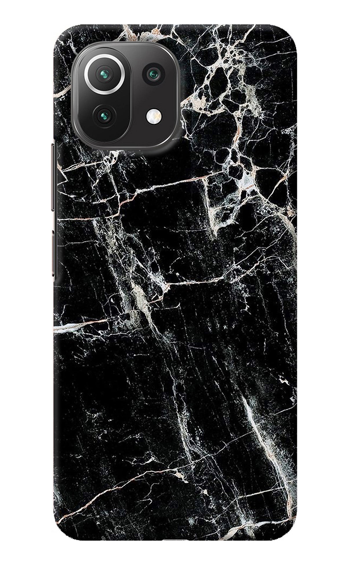 Black Marble Texture Mi 11 Lite NE 5G Back Cover