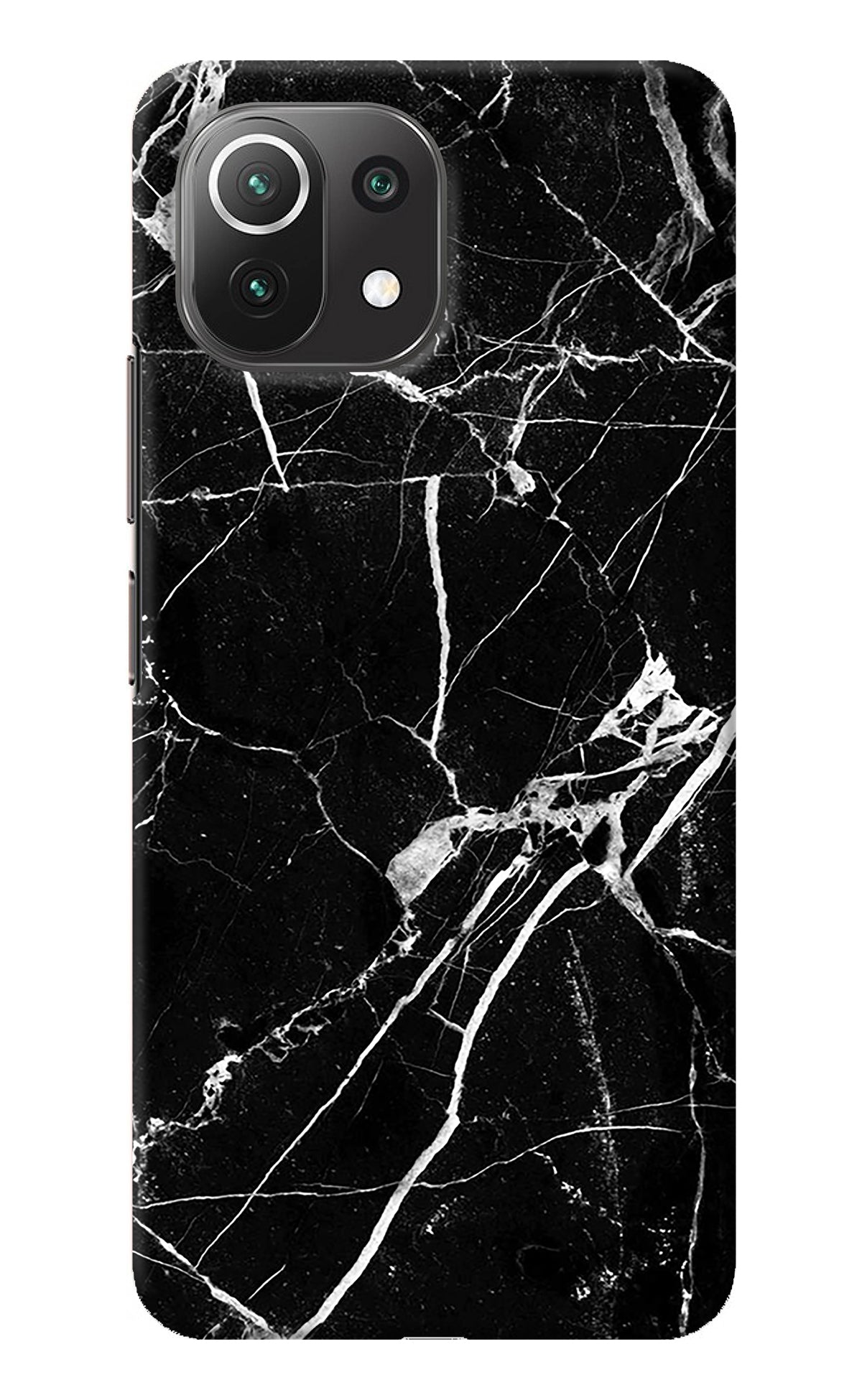 Black Marble Pattern Mi 11 Lite NE 5G Back Cover