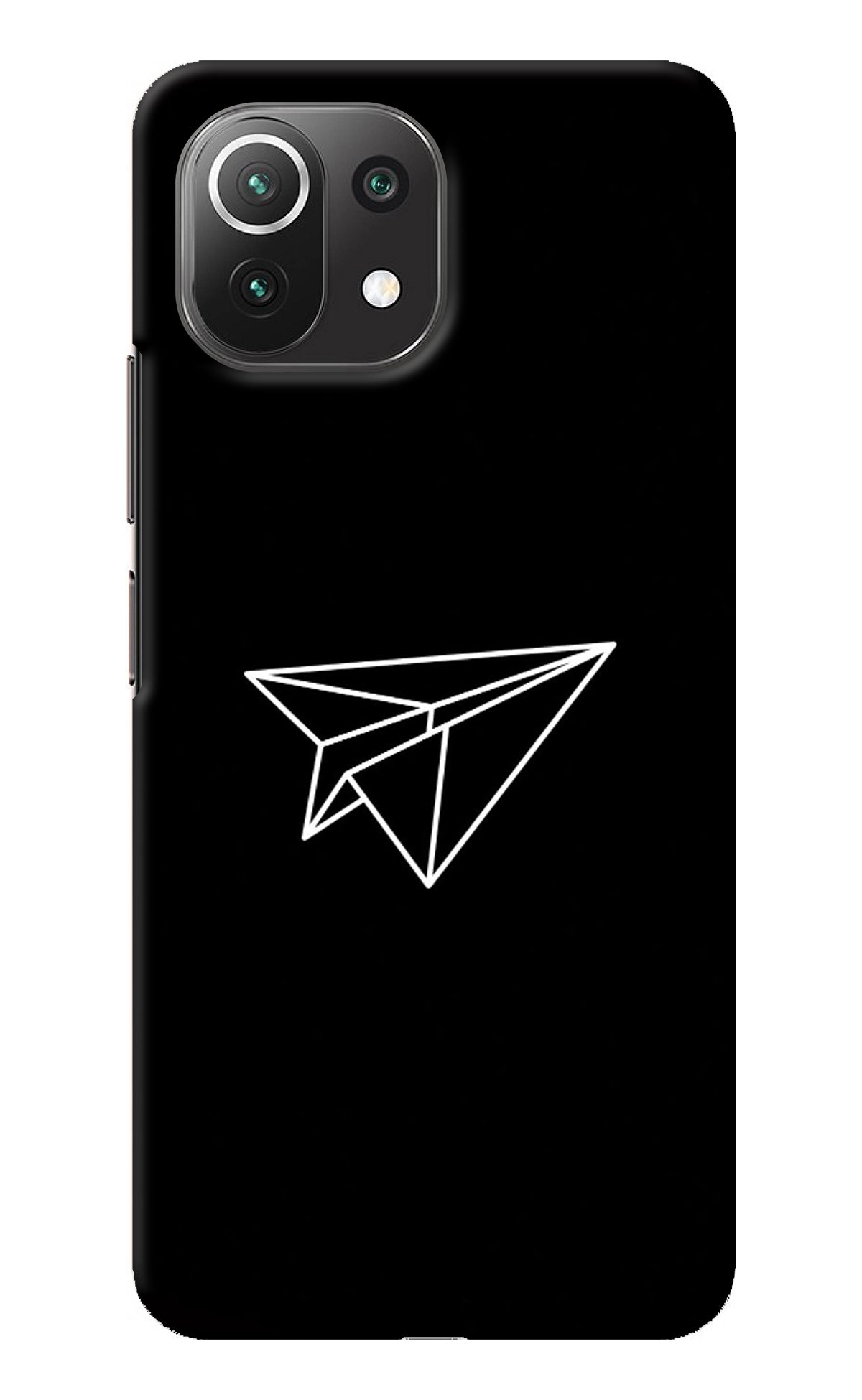 Paper Plane White Mi 11 Lite NE 5G Back Cover