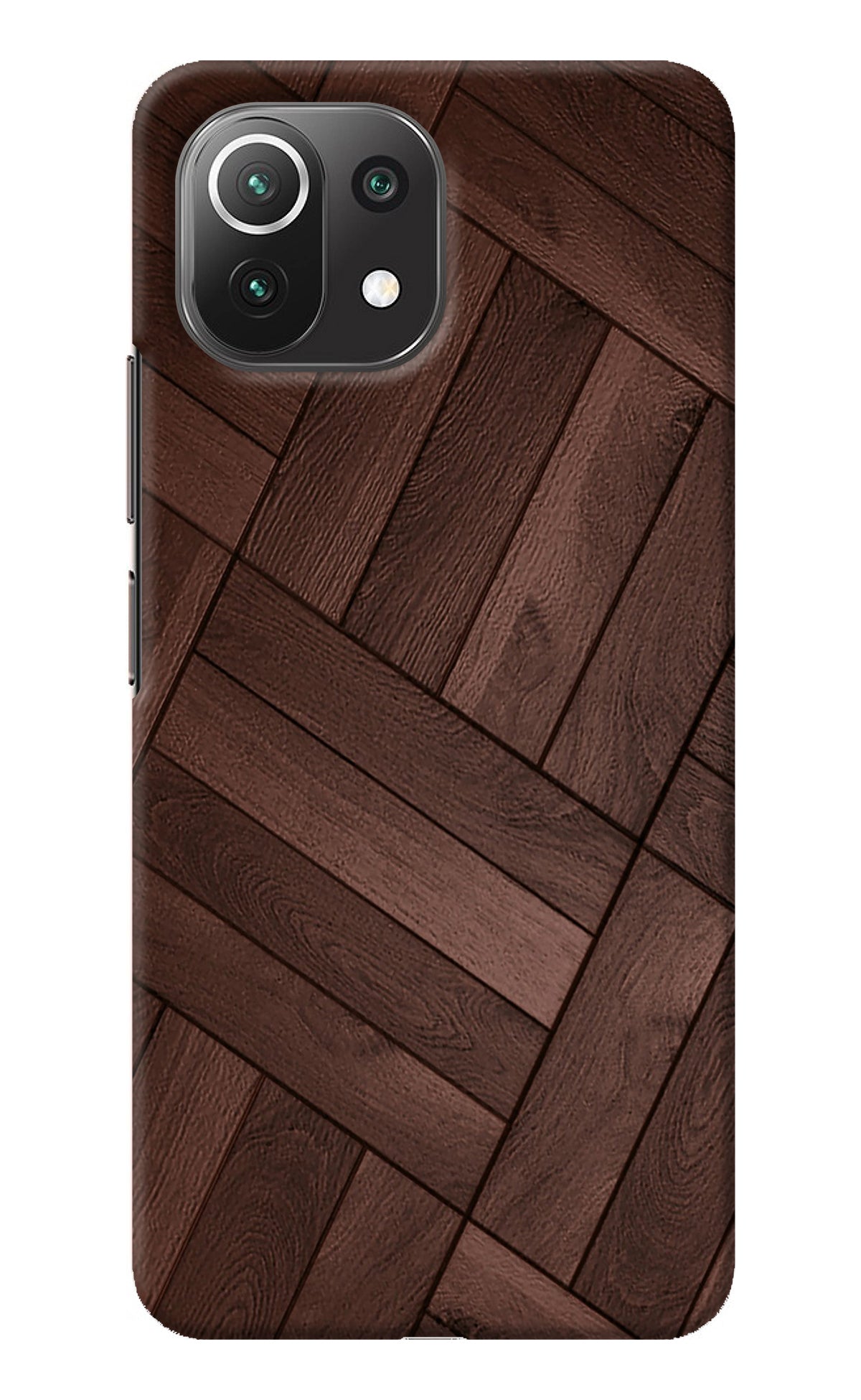 Wooden Texture Design Mi 11 Lite NE 5G Back Cover