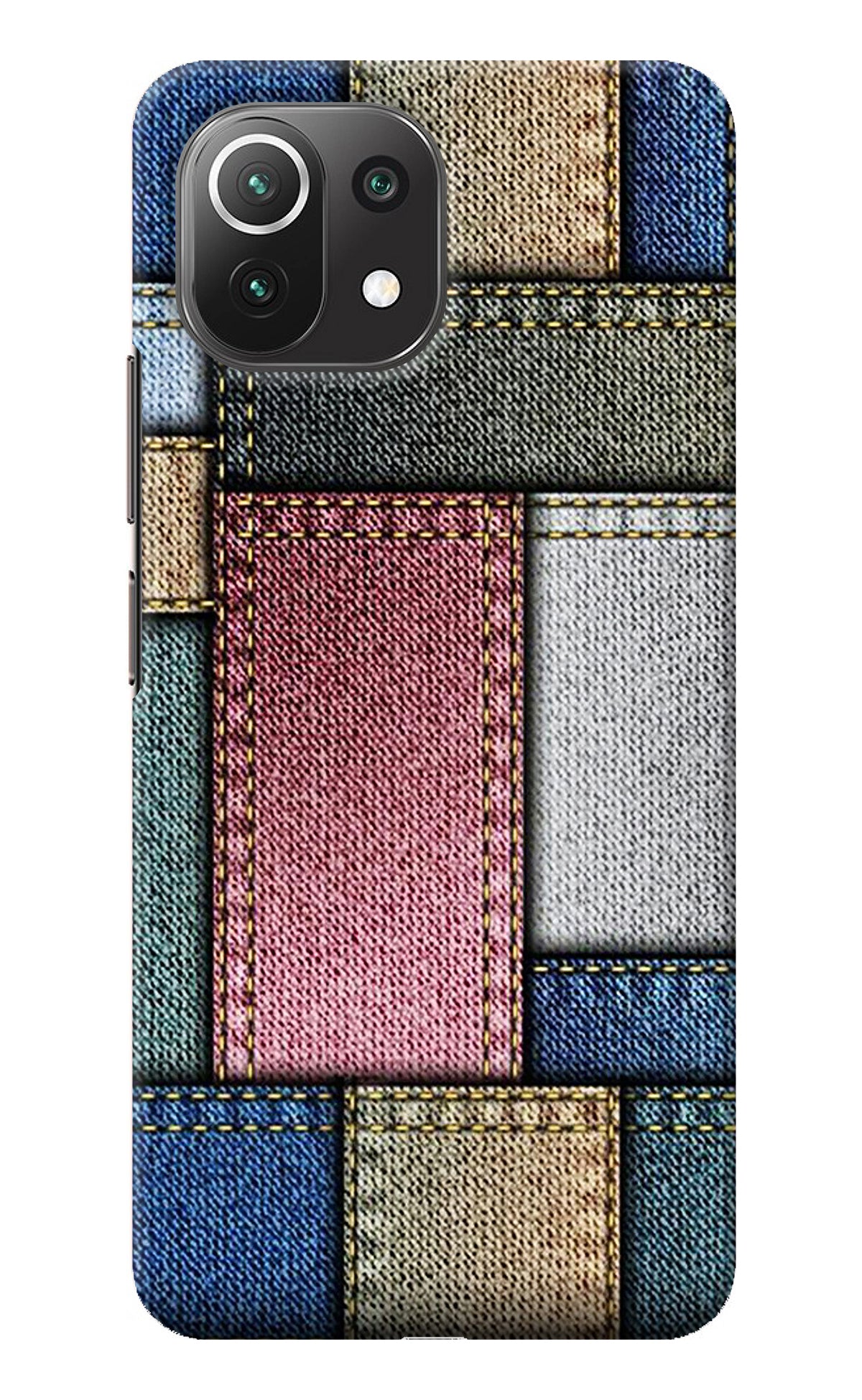 Multicolor Jeans Mi 11 Lite NE 5G Back Cover