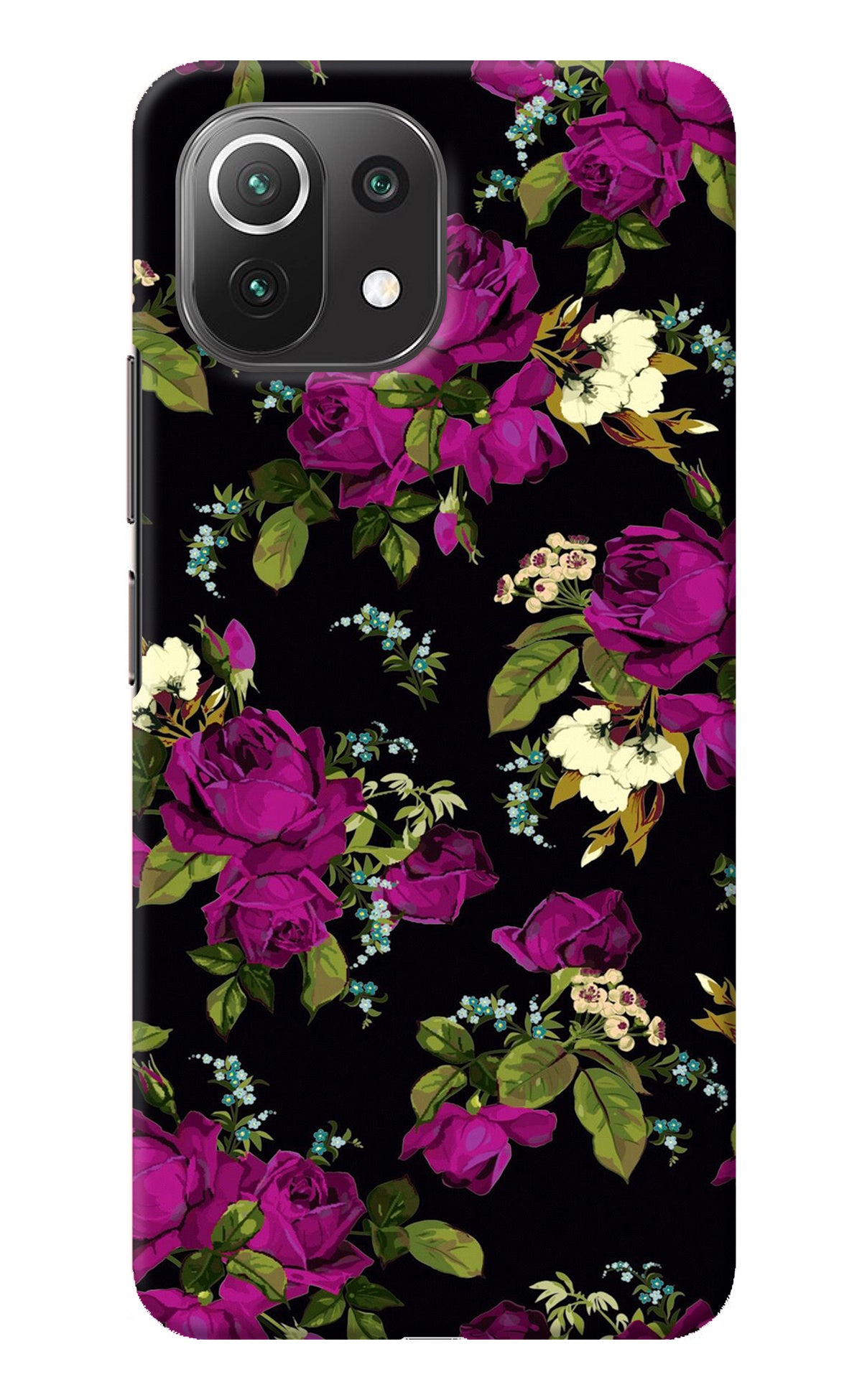 Flowers Mi 11 Lite NE 5G Back Cover