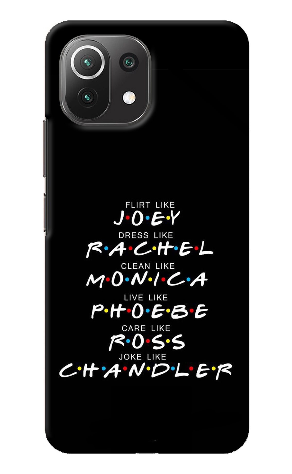 FRIENDS Character Mi 11 Lite NE 5G Back Cover