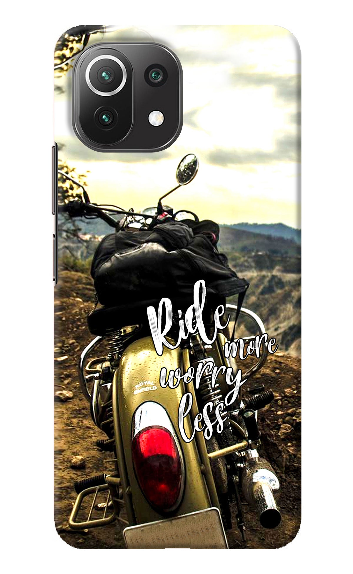 Ride More Worry Less Mi 11 Lite NE 5G Back Cover