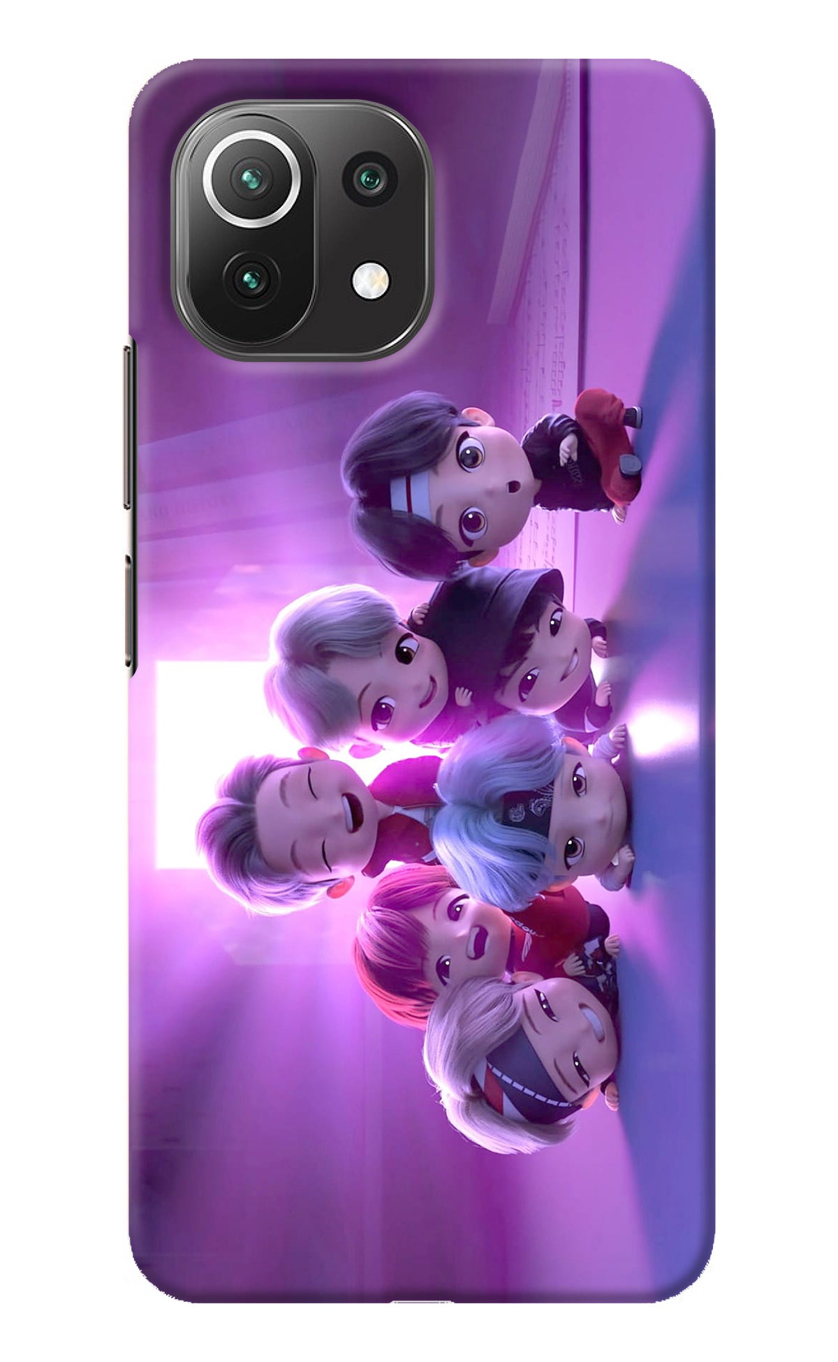 BTS Chibi Mi 11 Lite NE 5G Back Cover