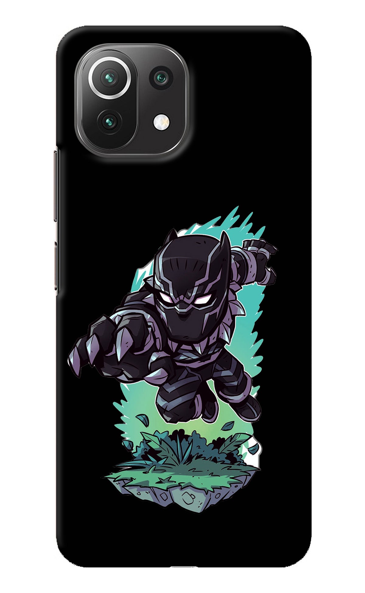 Black Panther Mi 11 Lite NE 5G Back Cover