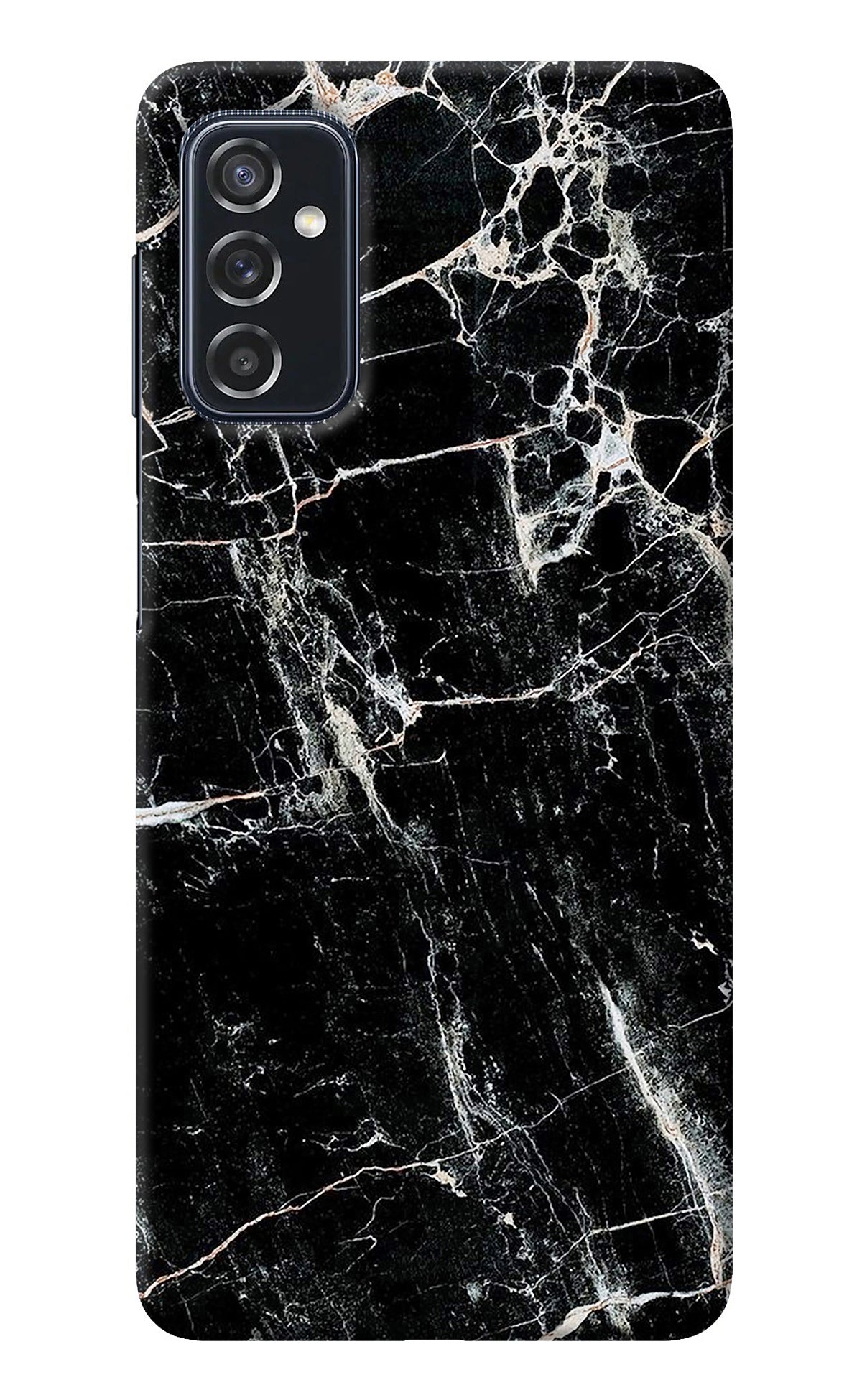 Black Marble Texture Samsung M52 5G Back Cover