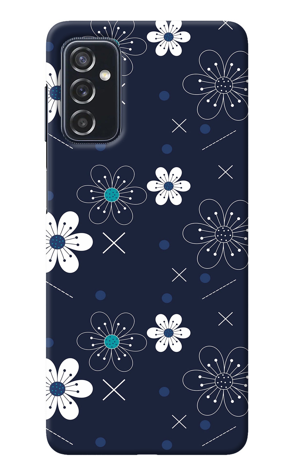 Flowers Samsung M52 5G Back Cover