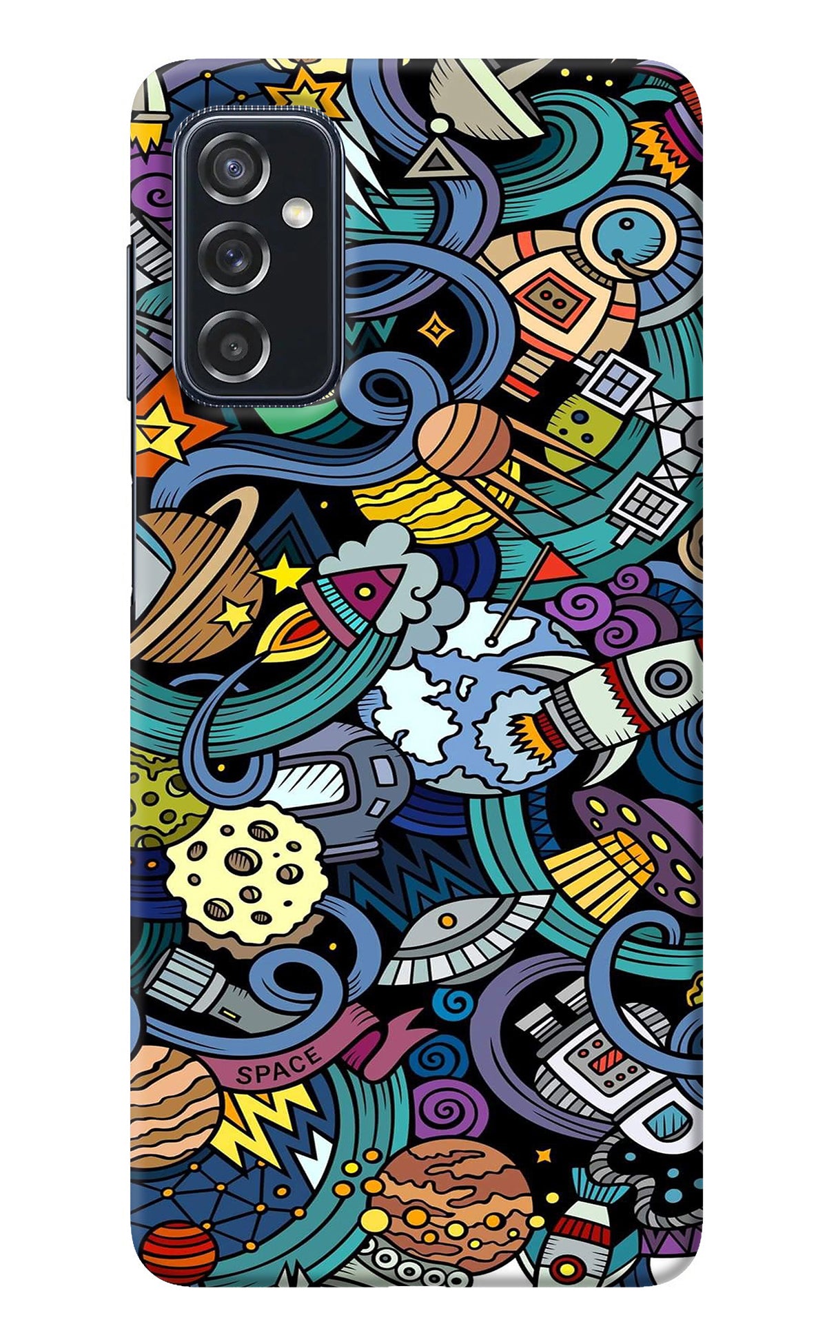 Space Abstract Samsung M52 5G Back Cover