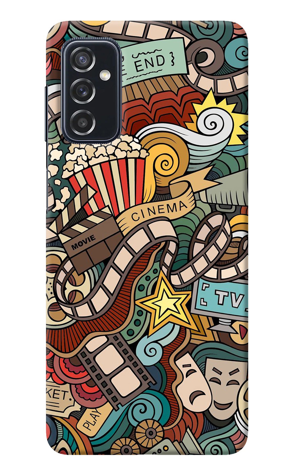 Cinema Abstract Samsung M52 5G Back Cover