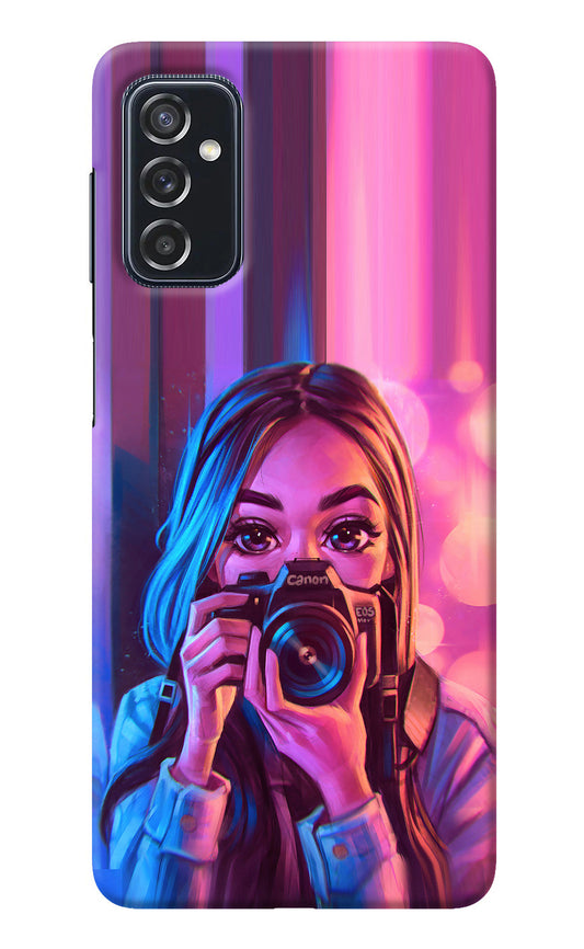 Girl Photographer Samsung M52 5G Back Cover