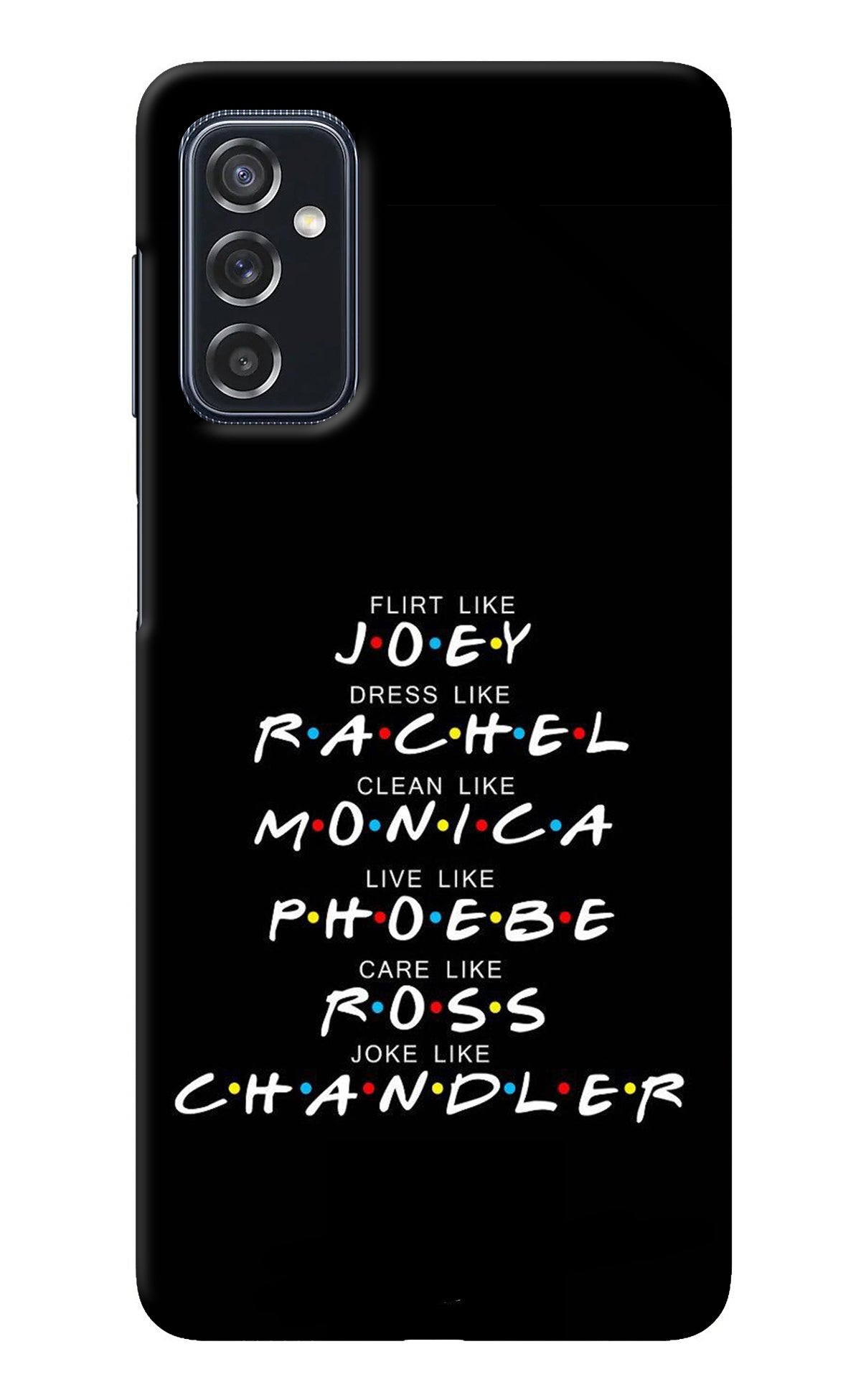 FRIENDS Character Samsung M52 5G Back Cover