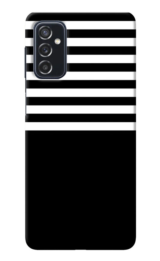 Black and White Print Samsung M52 5G Back Cover
