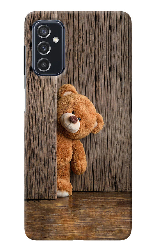 Teddy Wooden Samsung M52 5G Back Cover