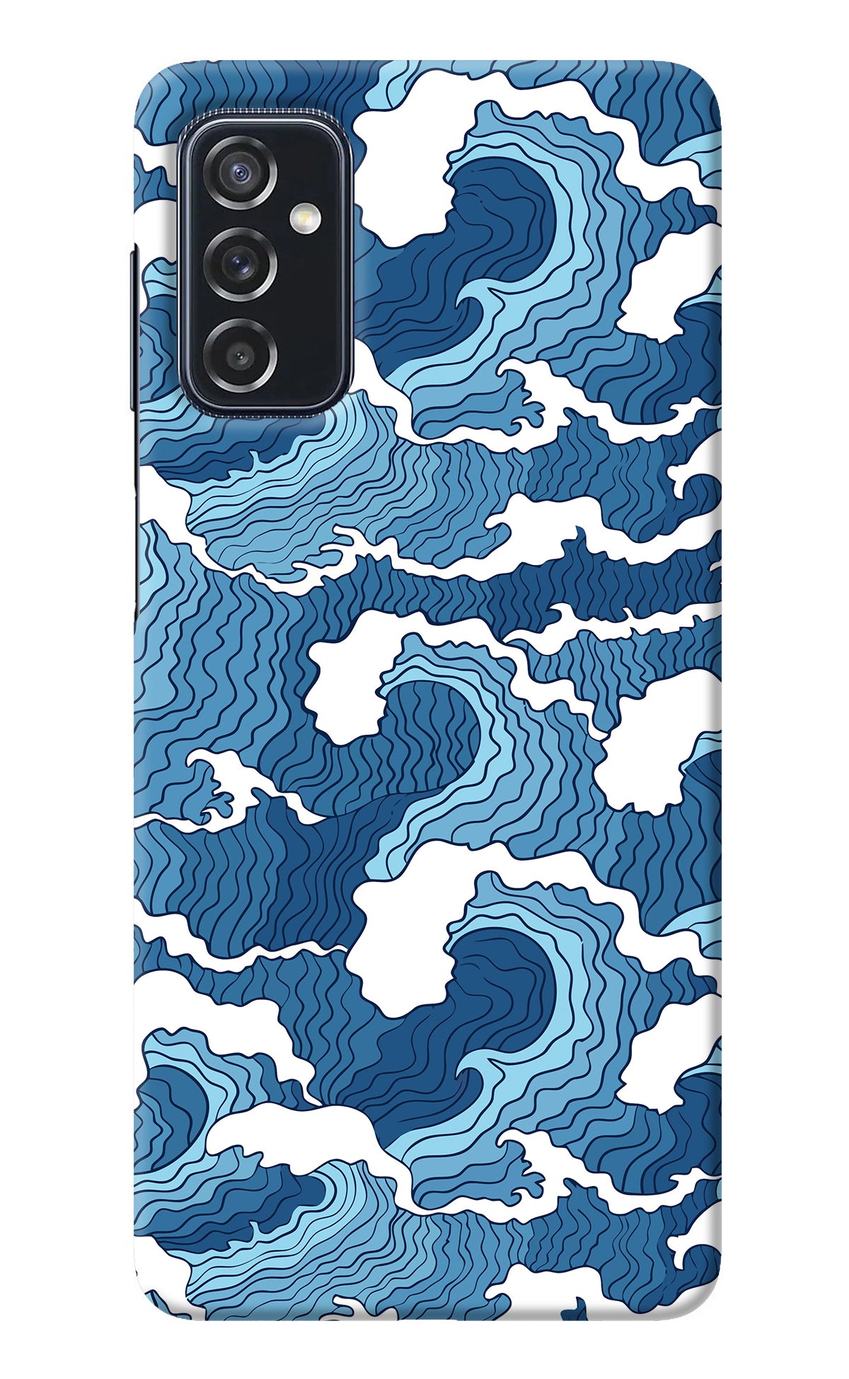 Blue Waves Samsung M52 5G Back Cover