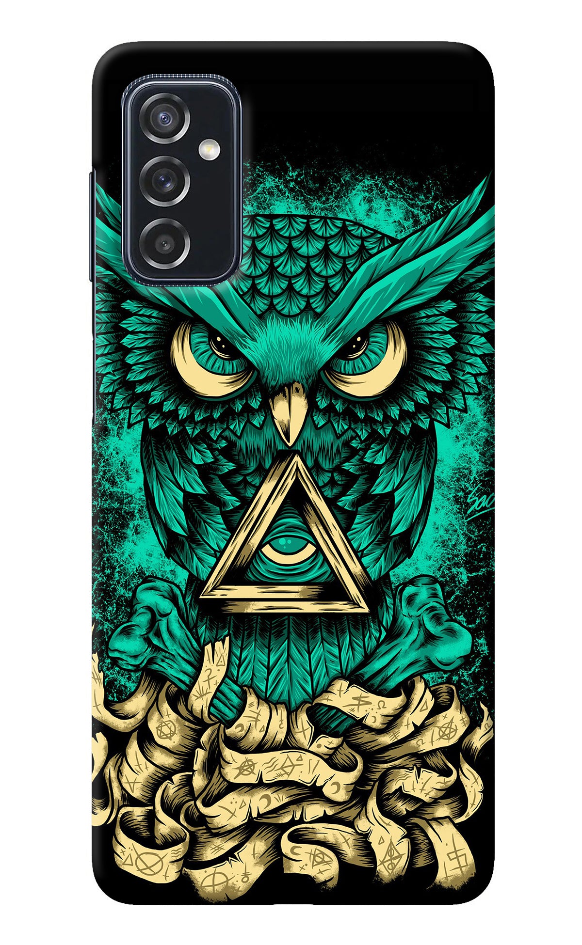 Green Owl Samsung M52 5G Back Cover