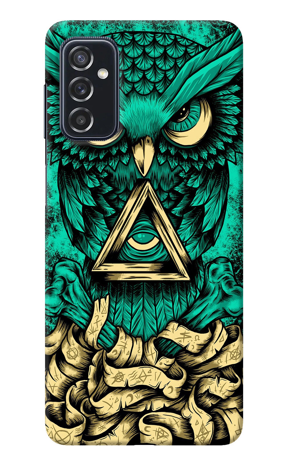 Green Owl Samsung M52 5G Back Cover