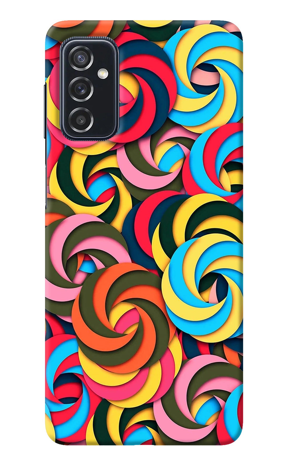 Spiral Pattern Samsung M52 5G Back Cover