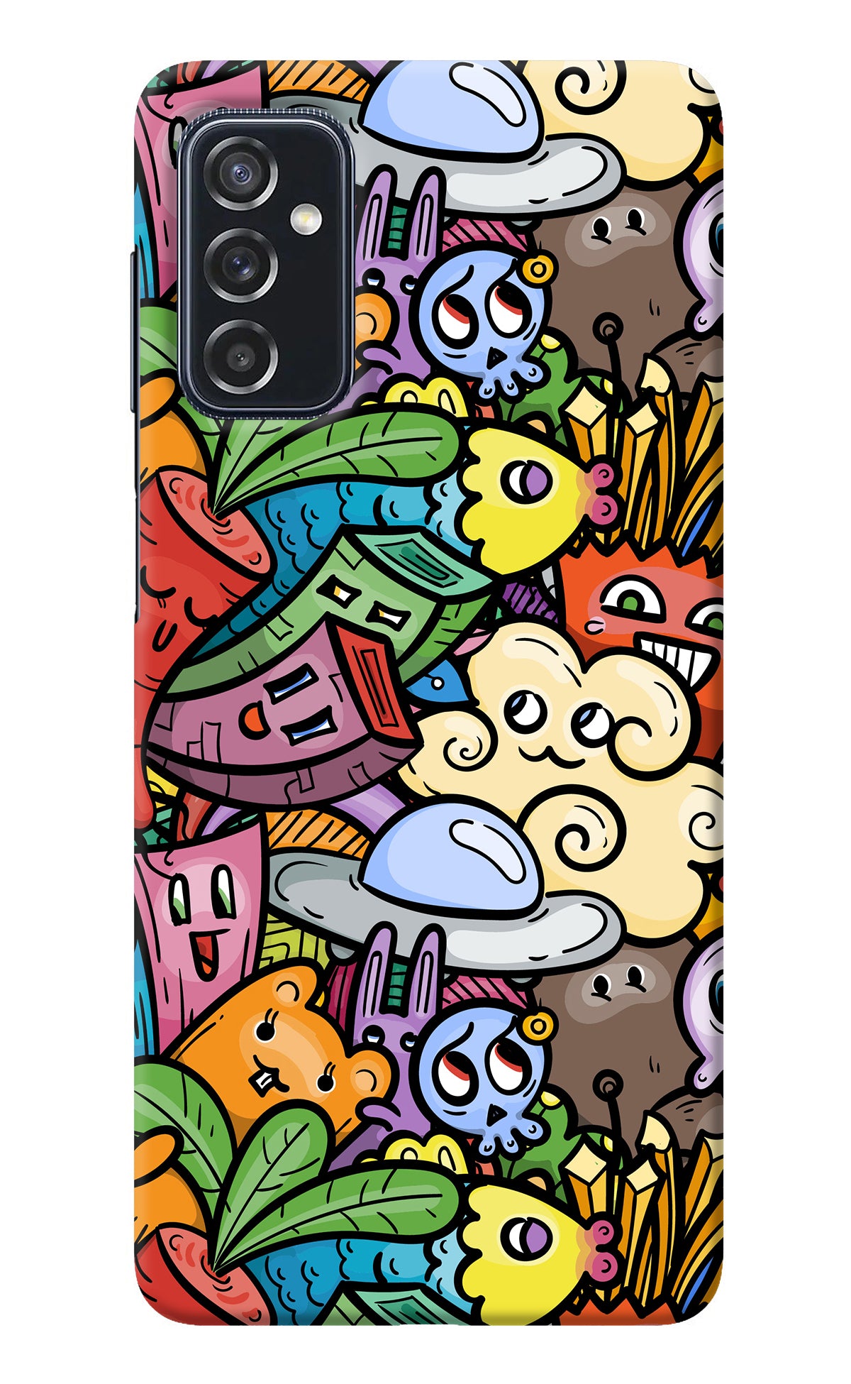 Veggie Doodle Samsung M52 5G Back Cover