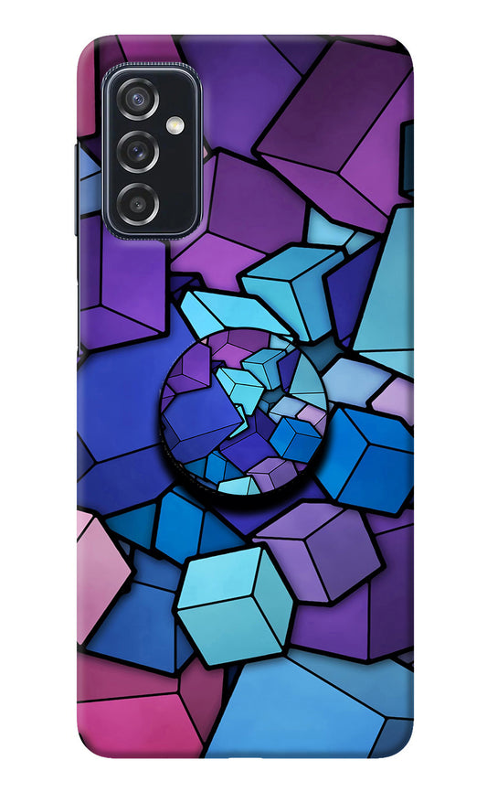 Cubic Abstract Samsung M52 5G Pop Case