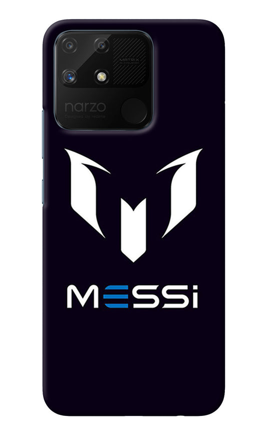 Messi Logo Realme Narzo 50A Back Cover