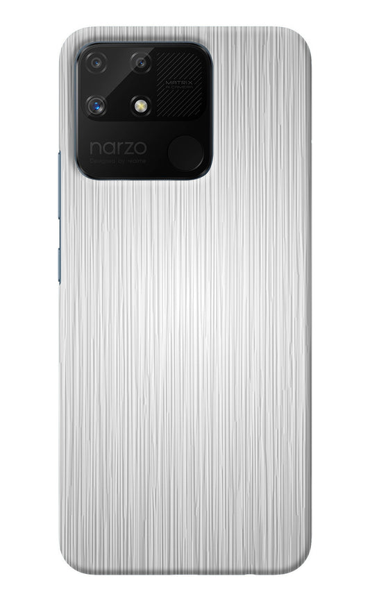Wooden Grey Texture Realme Narzo 50A Back Cover