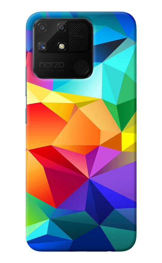 Abstract Pattern Realme Narzo 50A Back Cover