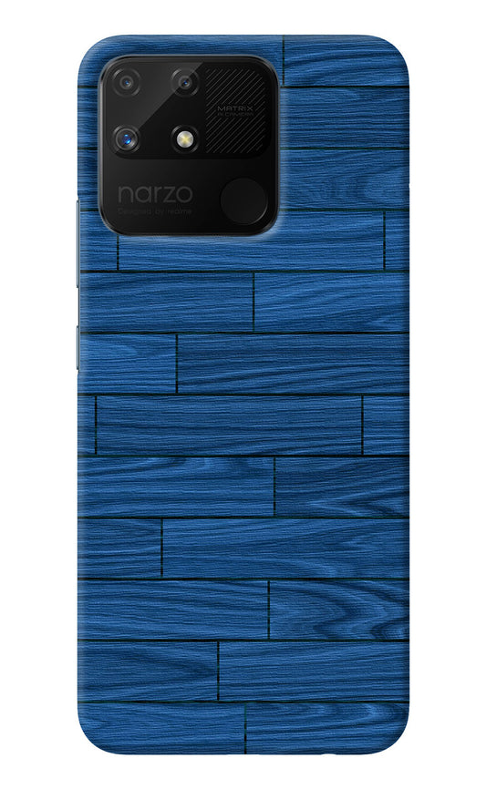 Wooden Texture Realme Narzo 50A Back Cover