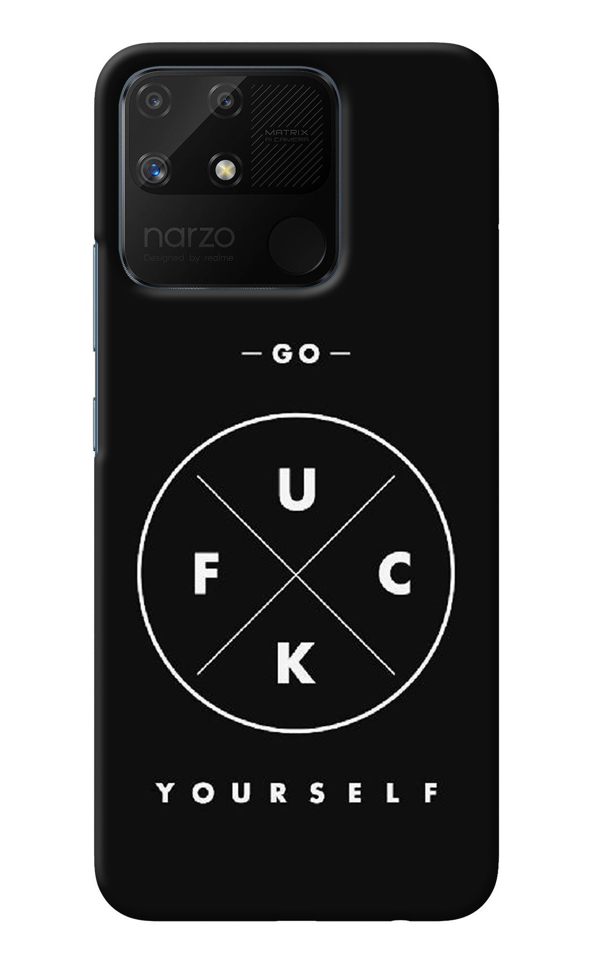 Go Fuck Yourself Realme Narzo 50A Back Cover