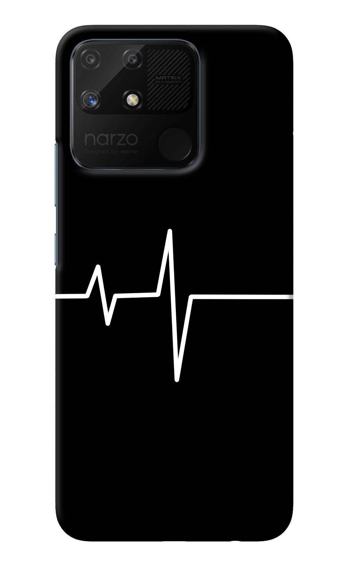 Heart Beats Realme Narzo 50A Back Cover