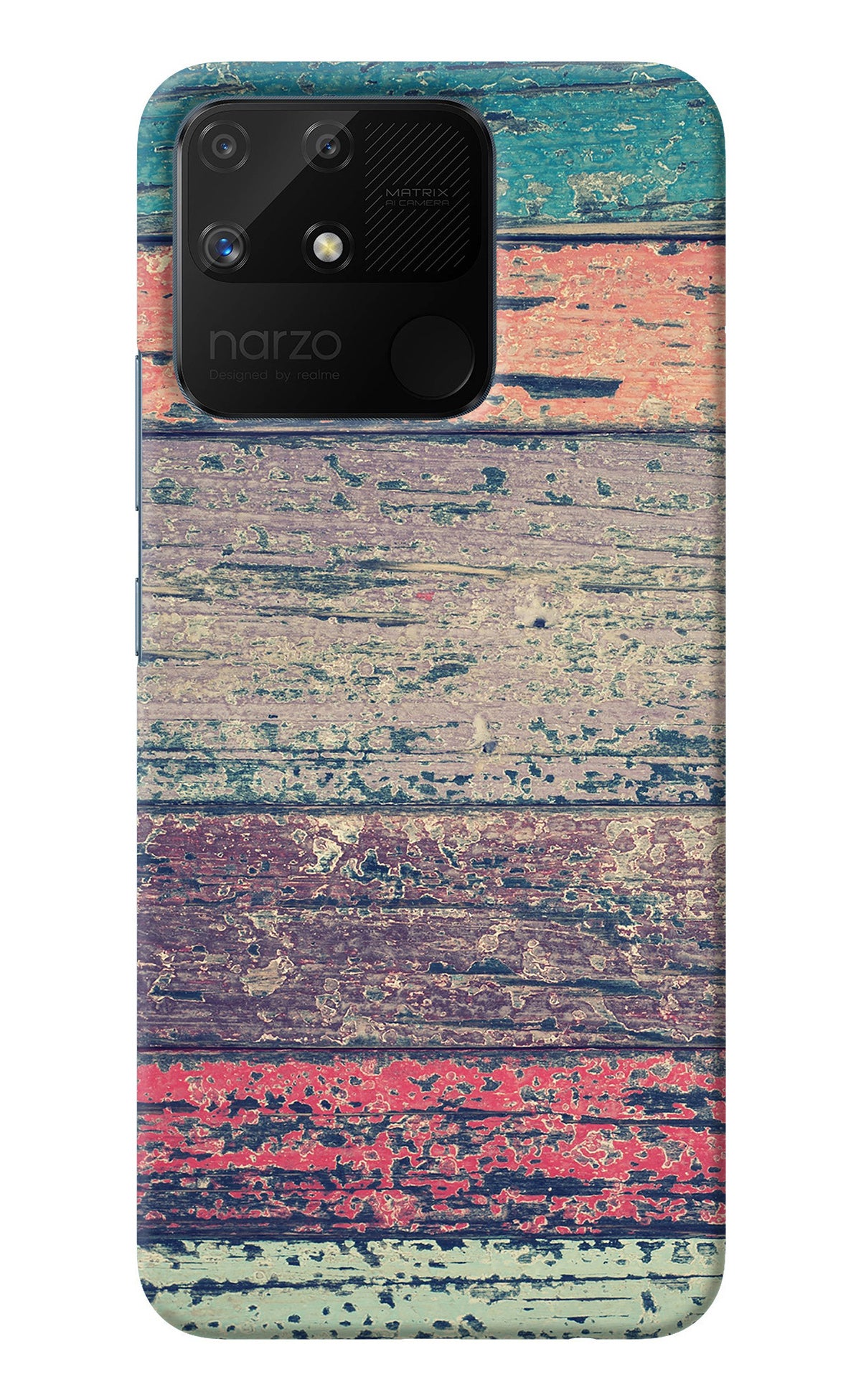 Colourful Wall Realme Narzo 50A Back Cover