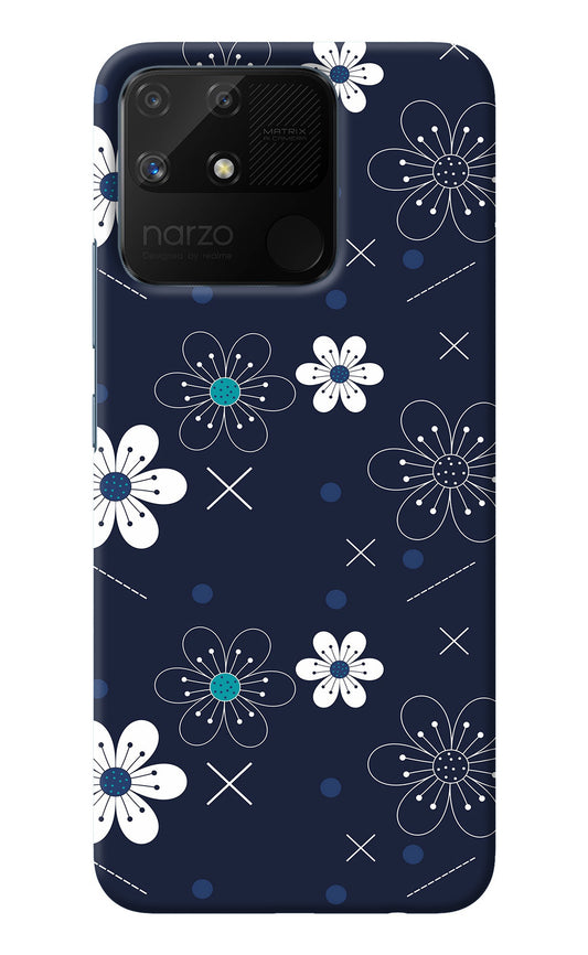 Flowers Realme Narzo 50A Back Cover