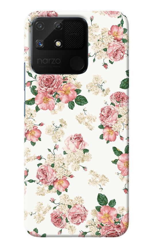 Flowers Realme Narzo 50A Back Cover