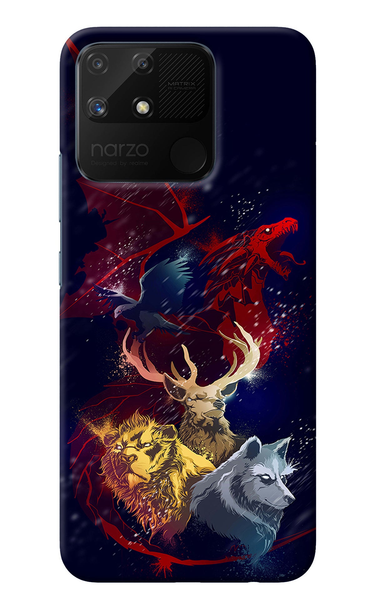 Game Of Thrones Realme Narzo 50A Back Cover