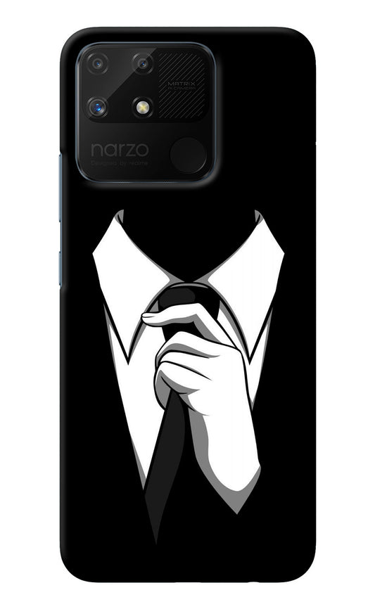 Black Tie Realme Narzo 50A Back Cover