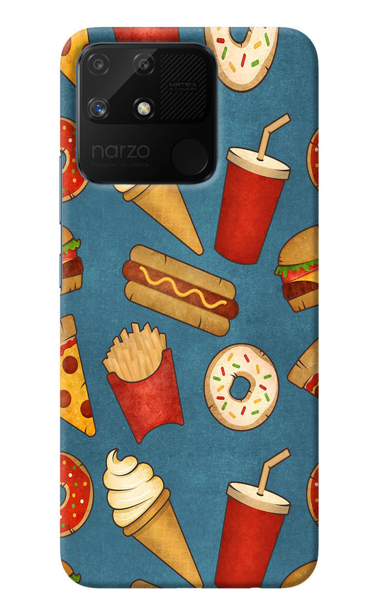 Foodie Realme Narzo 50A Back Cover