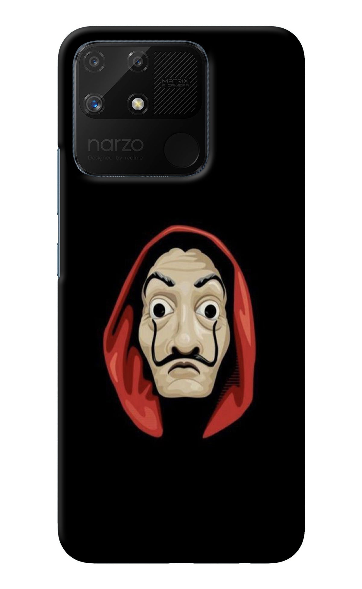 Money Heist Realme Narzo 50A Back Cover