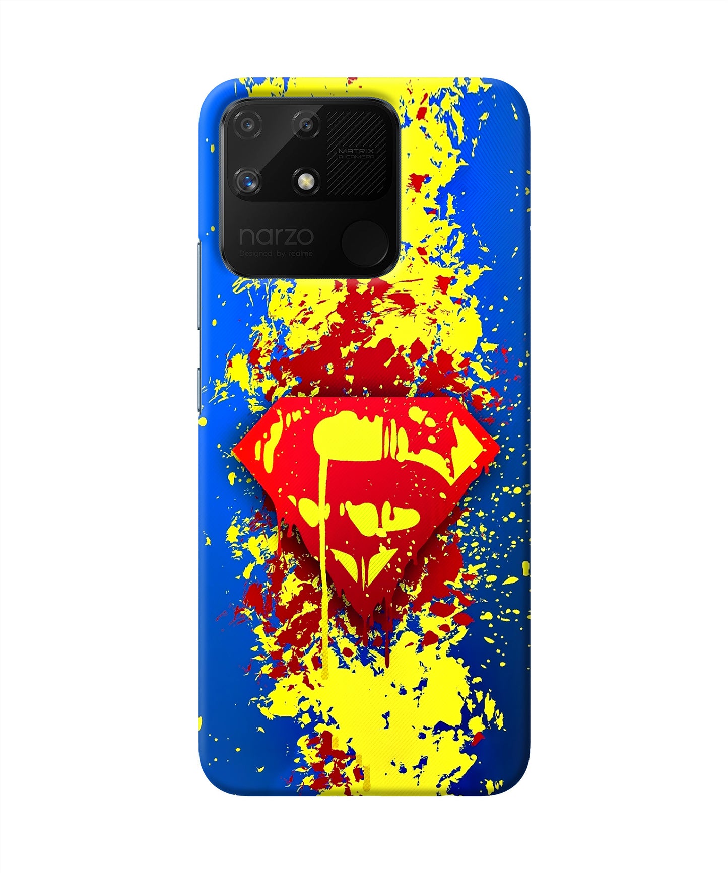 Superman logo Realme Narzo 50A Back Cover