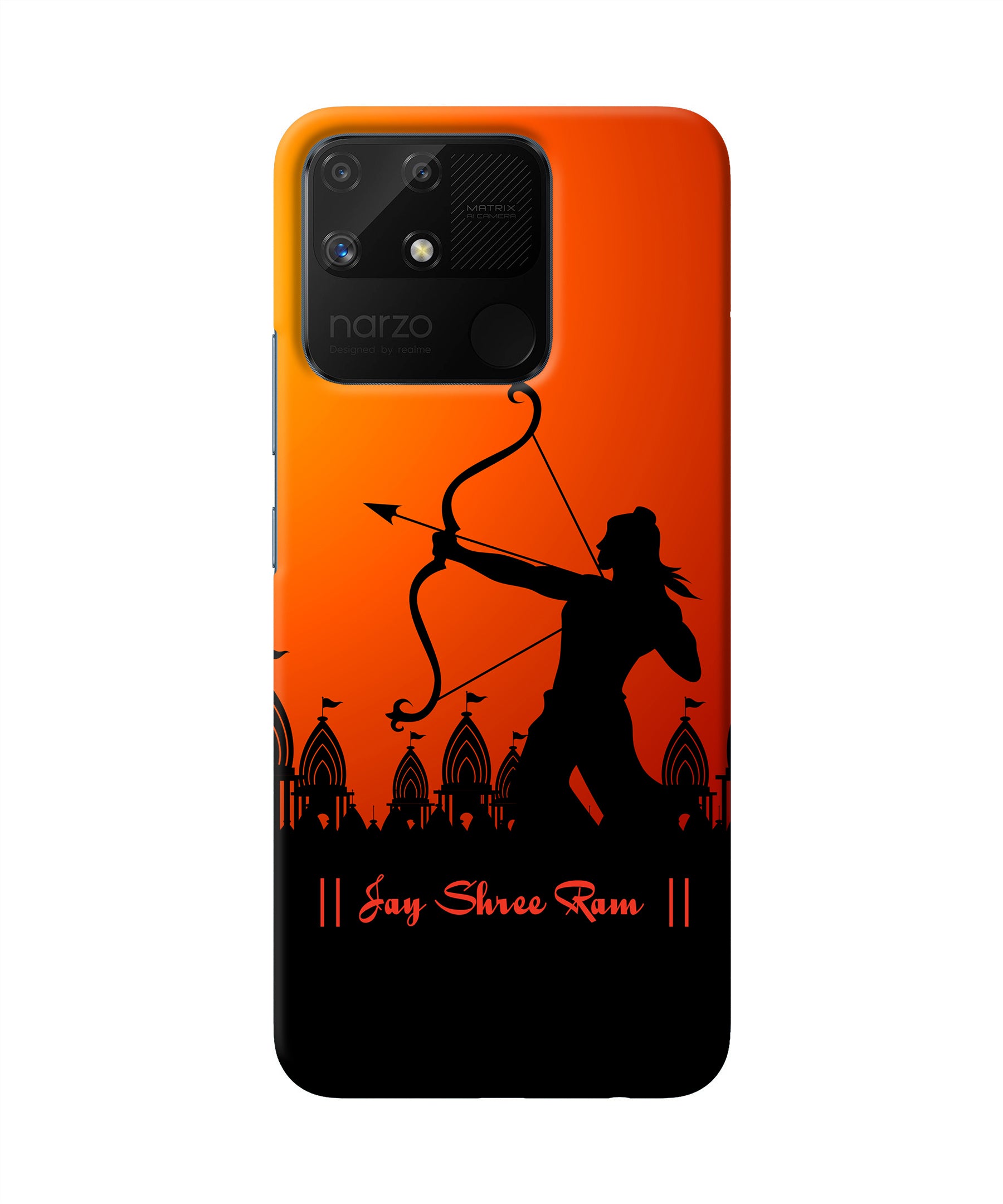 Lord Ram - 4 Realme Narzo 50A Back Cover