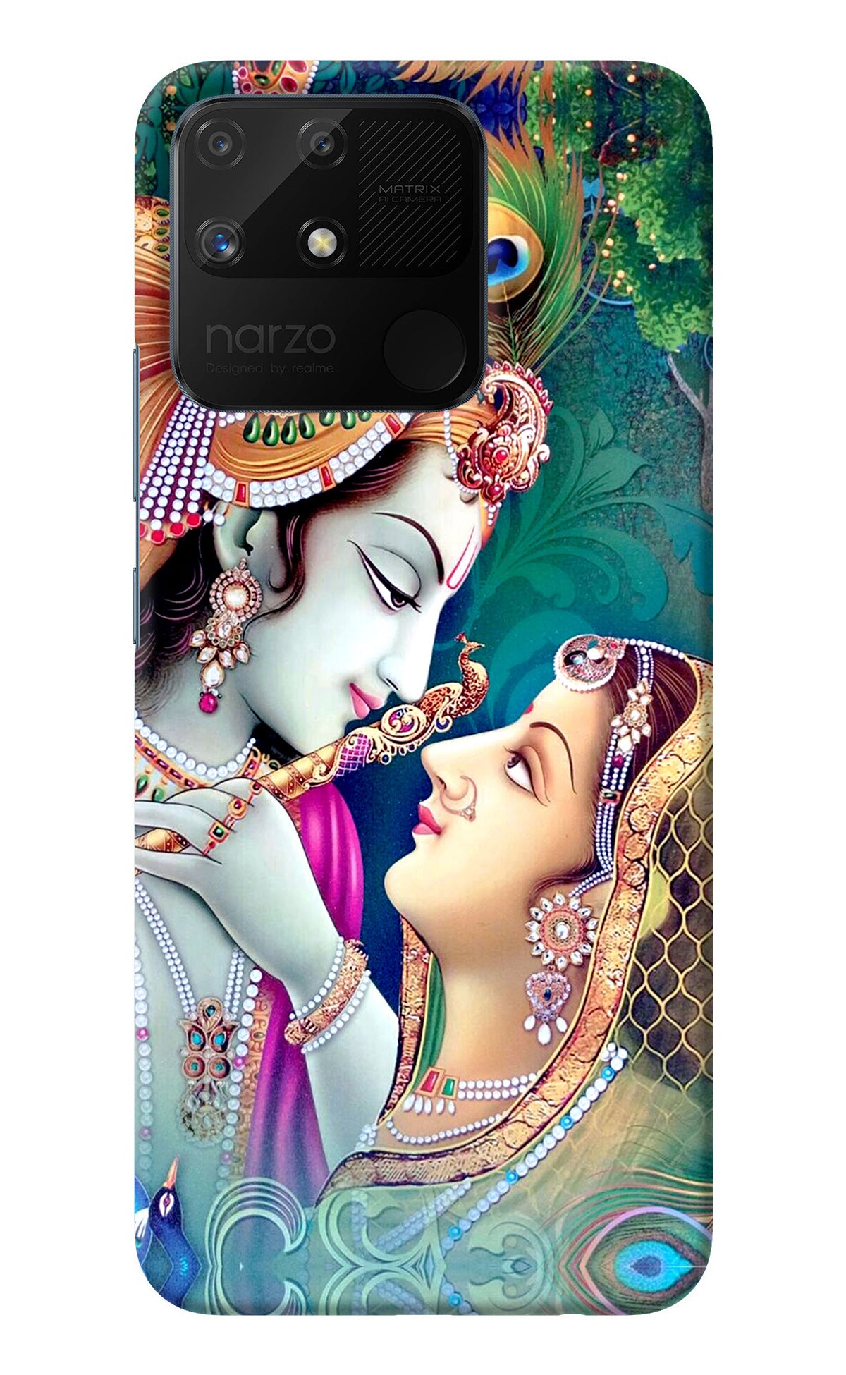 Lord Radha Krishna Realme Narzo 50A Back Cover