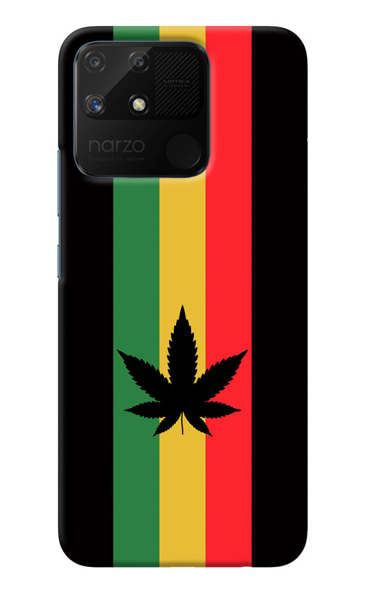 Weed Flag Realme Narzo 50A Back Cover